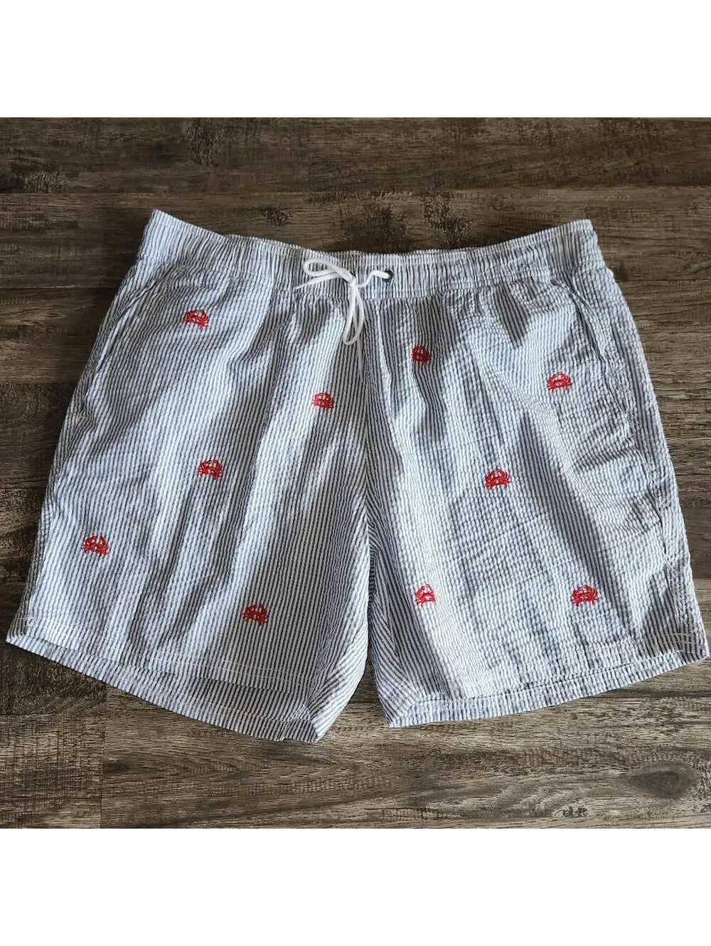 J.Crew Crab Swim Trunks